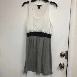 Tricolor Halter Mini Dress